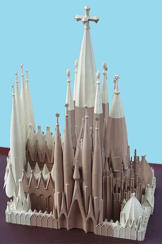 Maquette de la Sagrada Familia à Barcelone - Photo de Balou46 Io_Herodotus