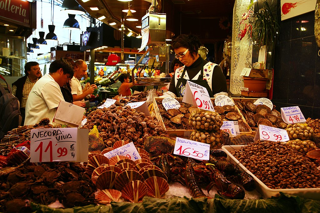 Marché (ou mercat) de la Boqueria à Barcelone – Photo de Böhringer Friedrich