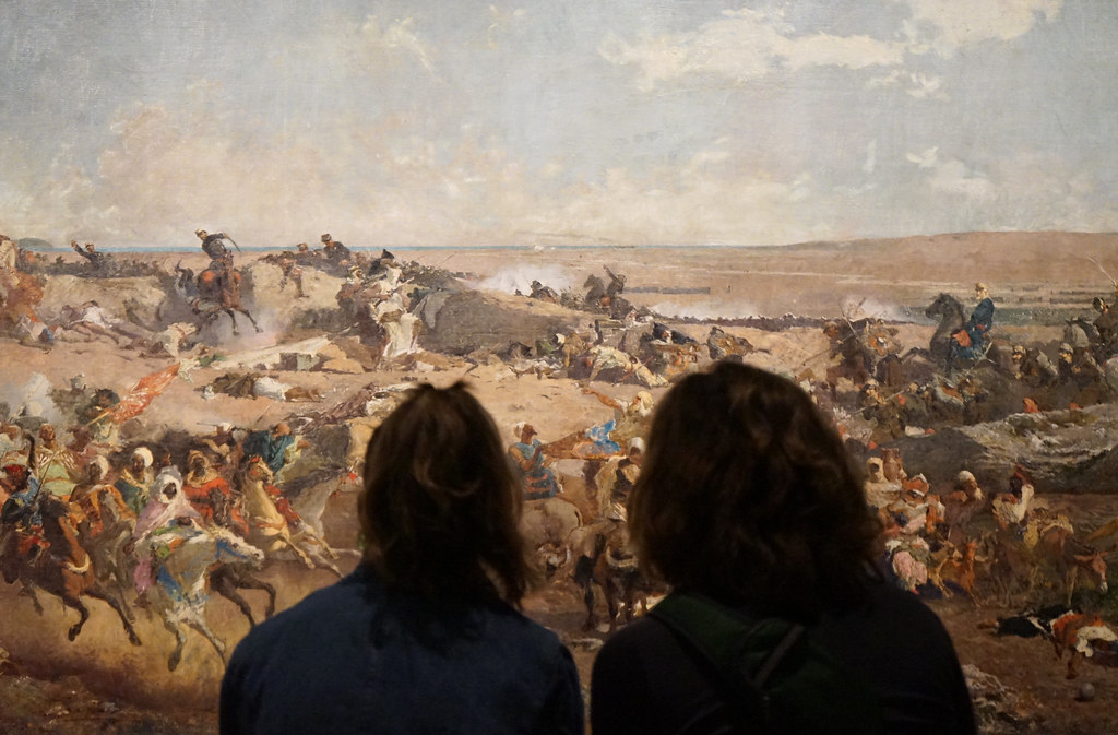 La Bataille de Tétouan  par Marià Fortuny au MNAC de Barcelone.