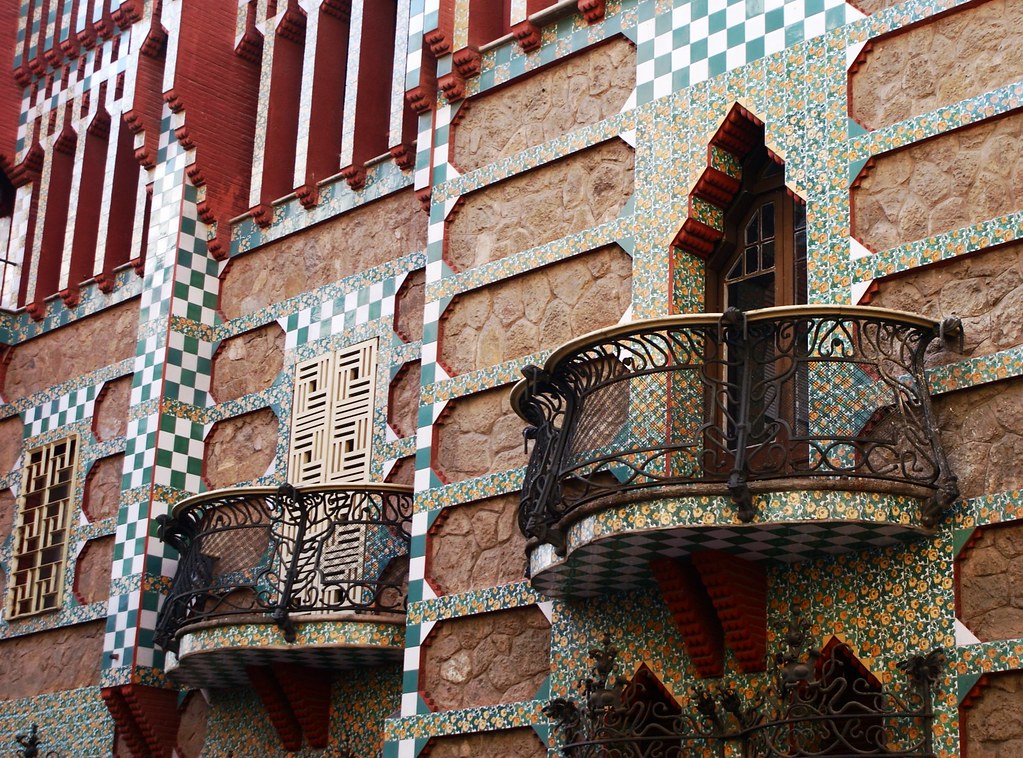 Casa Vincens, première construction de Gaudi à Gracia.