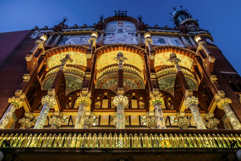 Palais de la musique dans le quartier de la Ribera à Barcelone - Photo de Jorge Franganillo