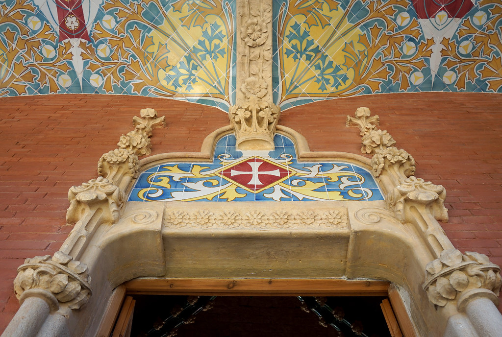Dans l'hopital Art Nouveau Sant Pau à Barcelone.