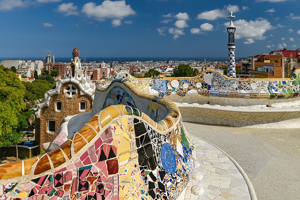 Parc Guell à Barcelone : Lieu agréable à) visiter avec des enfants - Photo de Jorge Franganillo