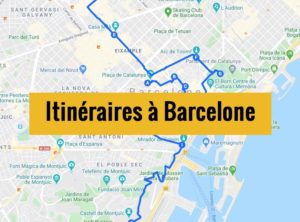 Itinéraires Barcelone en 2 jours : Parcours à pied en 20 étapes