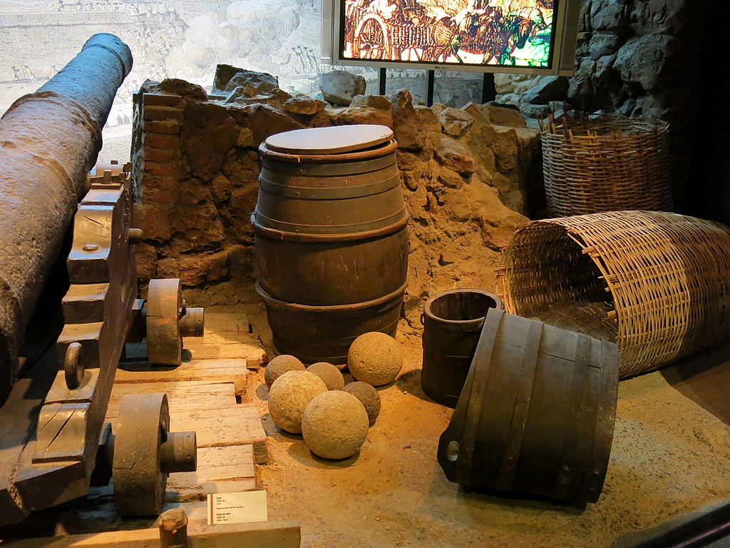 Dans le musée d'histoire de la Catalogne à Barcelone.