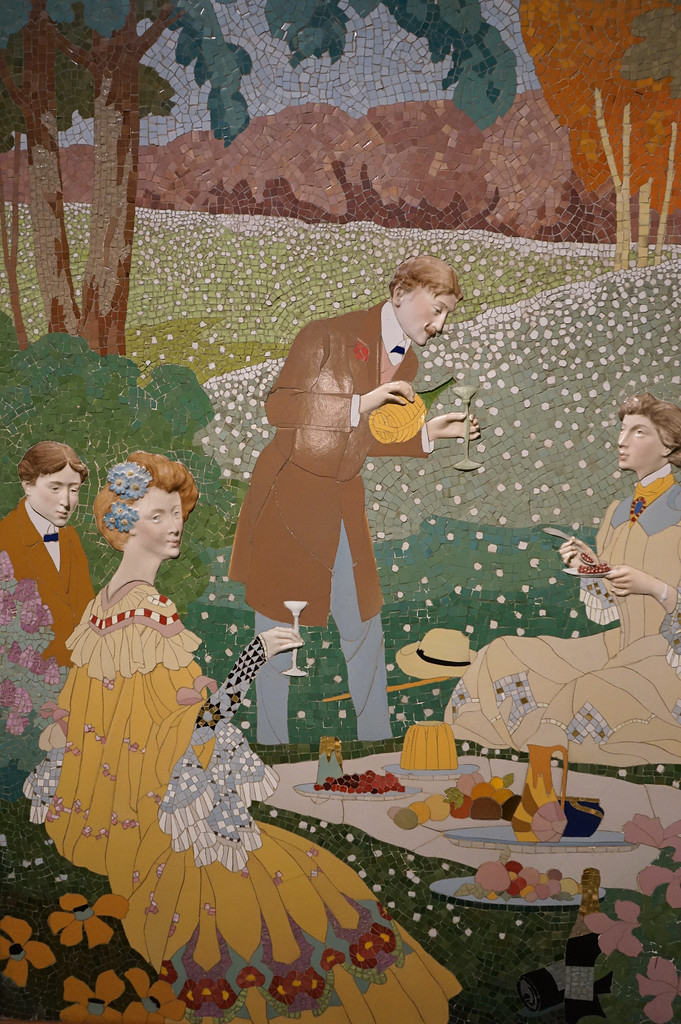 Art Nouveau dans le musée MNAC de Barcelone.