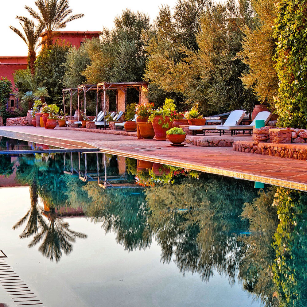 Piscine du Beldi country club à Marrakech