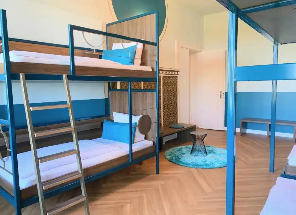 Dortoir de l'auberge de jeunesse Grand Hostel Berlin Classic.
