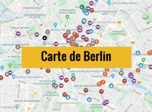 Carte de Berlin (Allemagne) : Plan détaillé gratuit et en français à télécharger