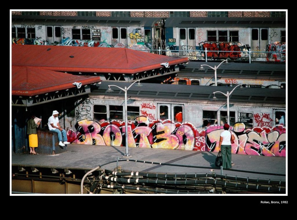 Expo photo dédiée à Martha Cooper, l'une des première photographe du street art. Ici dans le Bronx à New-York en 1982.