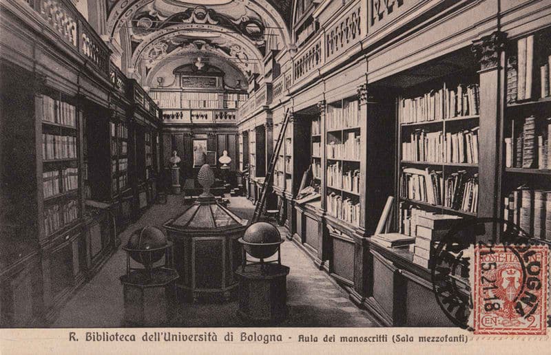 Bibliothèque de l'Université de Bologne.