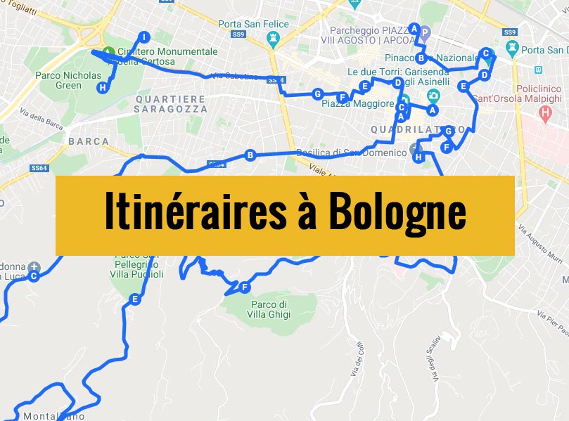 Lire la suite à propos de l’article Visiter Bologne en 2 ou 3 jours : Itinéraires à pied [25 étapes]