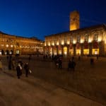 Piazza Maggiore à Bologne, place principale de la vieille ville