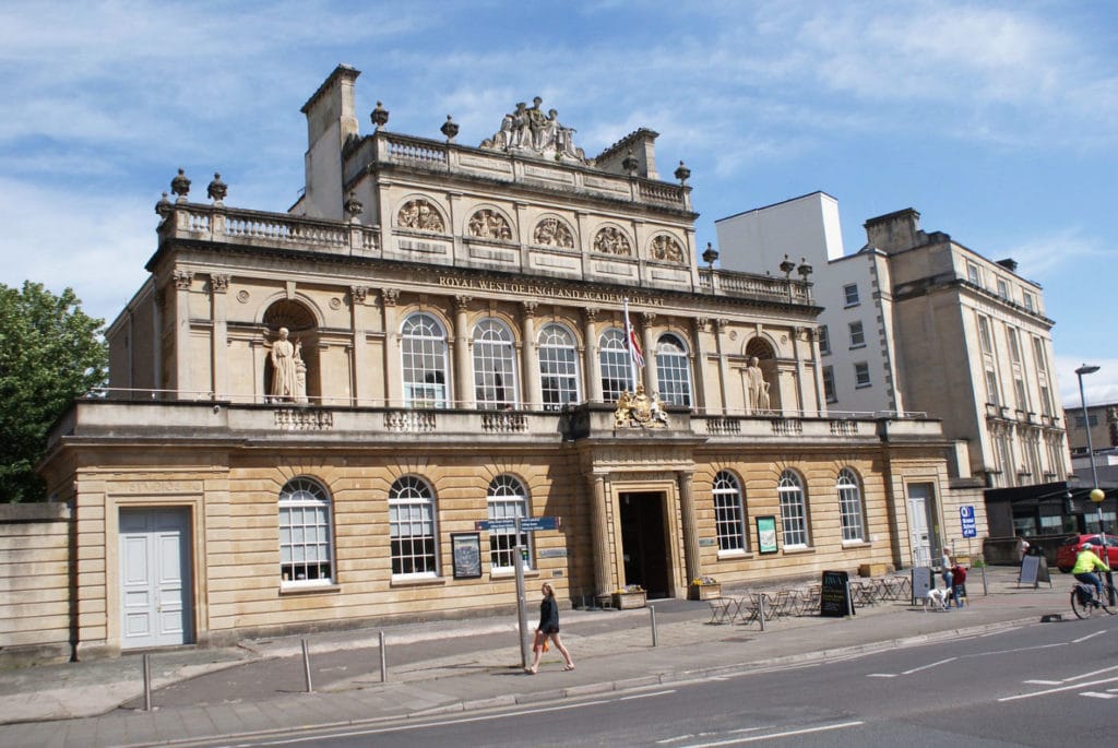 Façade du musée d'art Royal West of England Academy (RWA) à Bristol.