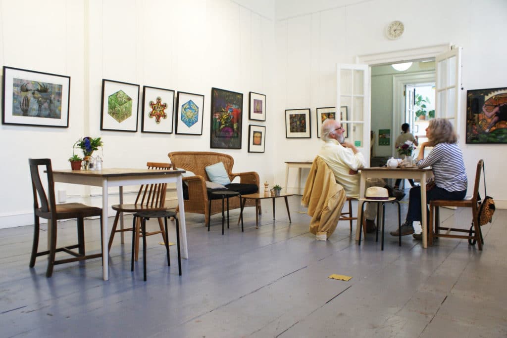 Café du musée d'art Royal West of England Academy (RWA) à Bristol.