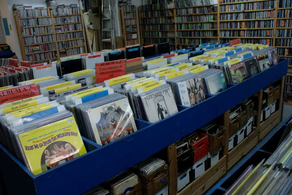 Plastic wax records, l’un des nombreux disquaires.