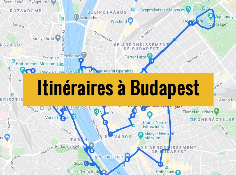 Itinéraires pour visiter Budapest en Hongrie pour un week-end de 2, 3 jours ou plus.