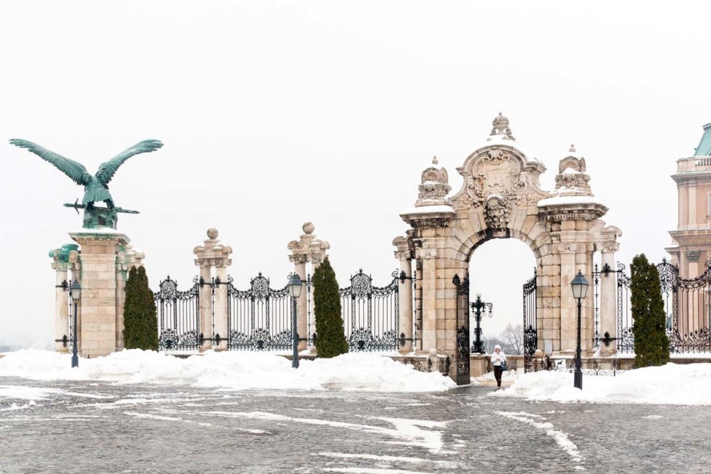 Palais sur la colline de Buda à Budapest - Photo de Dimitry Anikin