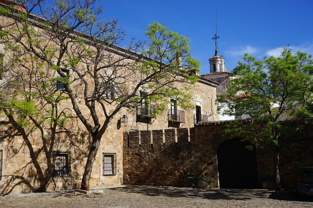 Dans le centre historique de Caceres.