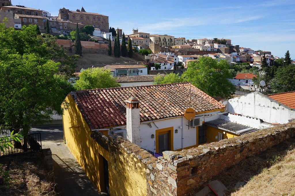 Vue sur l'ancien quartier juif.