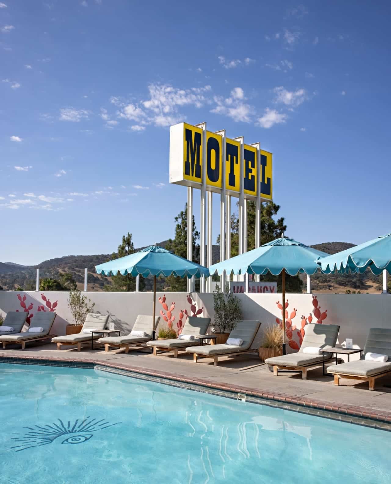 Motel Skyview à Los Alamos en Californie.