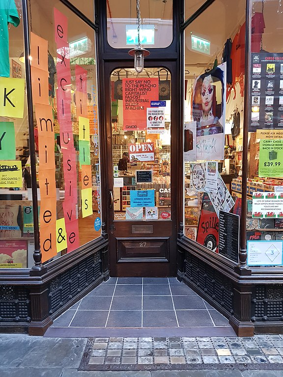 Spillers Records, disquaire à Cardiff dans la Morgan Arcade - Photo de Darren Wyn Rees