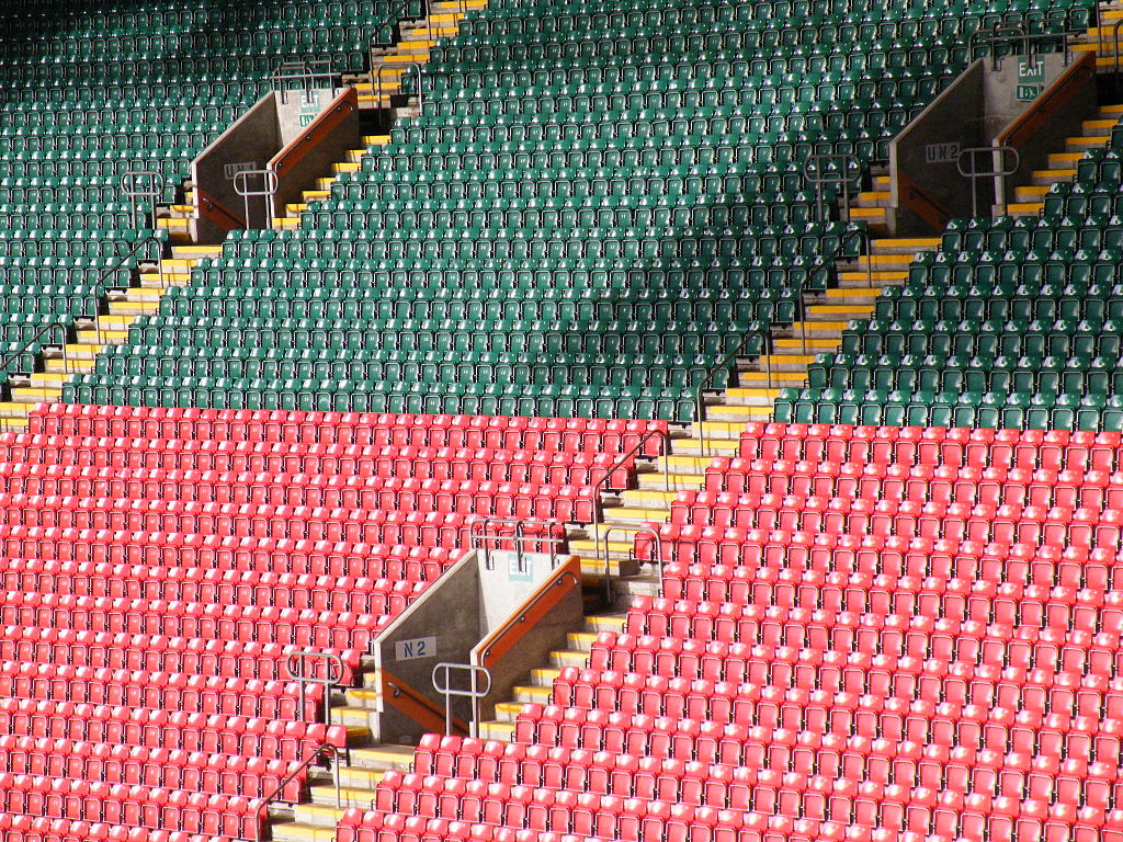 Principality Stadium, ex Millenium stadium à Cardiff - Photo de Lesbardd