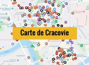 Carte de Cracovie (Pologne) : Plan détaillé gratuit et en français à télécharger