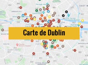 Carte de Dublin (Irlande) : Plan détaillé gratuit et en français à télécharger