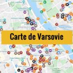 Carte de Varsovie (Pologne) : Plan détaillé gratuit et en français à télécharger