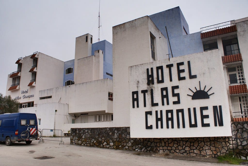 L’assez repoussant Hotel Atlas de Chefchaouen.