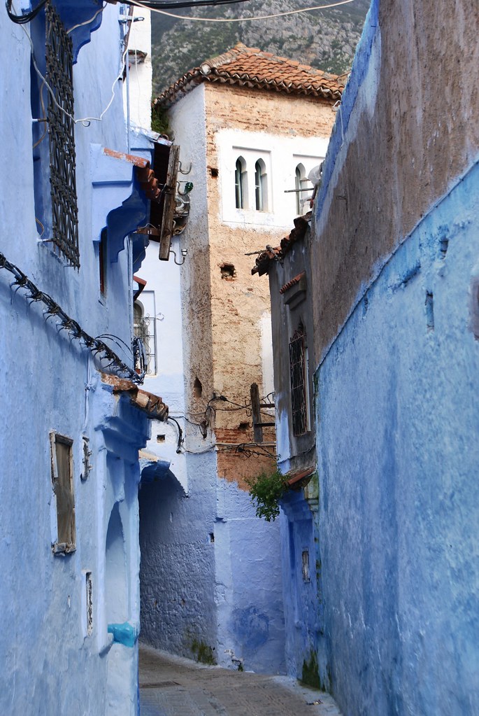 Chefchaouen, détail d’une maison fortifiée (?).