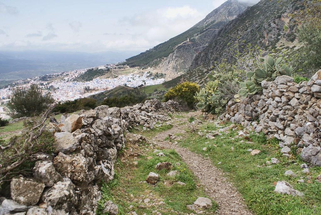 Chemin de randonnée au sud de Chefchaouen.