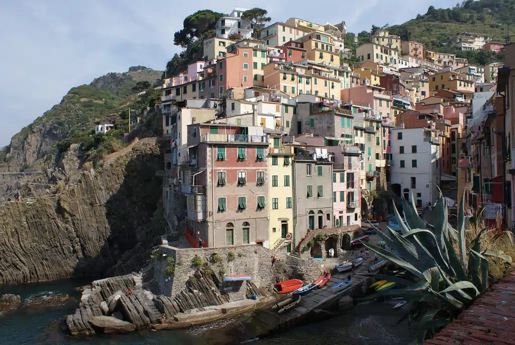 Riomaggiore dans les Cinque Terre à 100 km de Gênes.