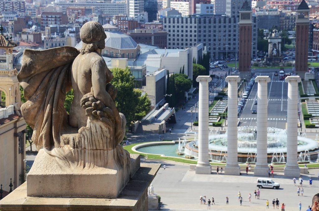 Vue de Barcelone.