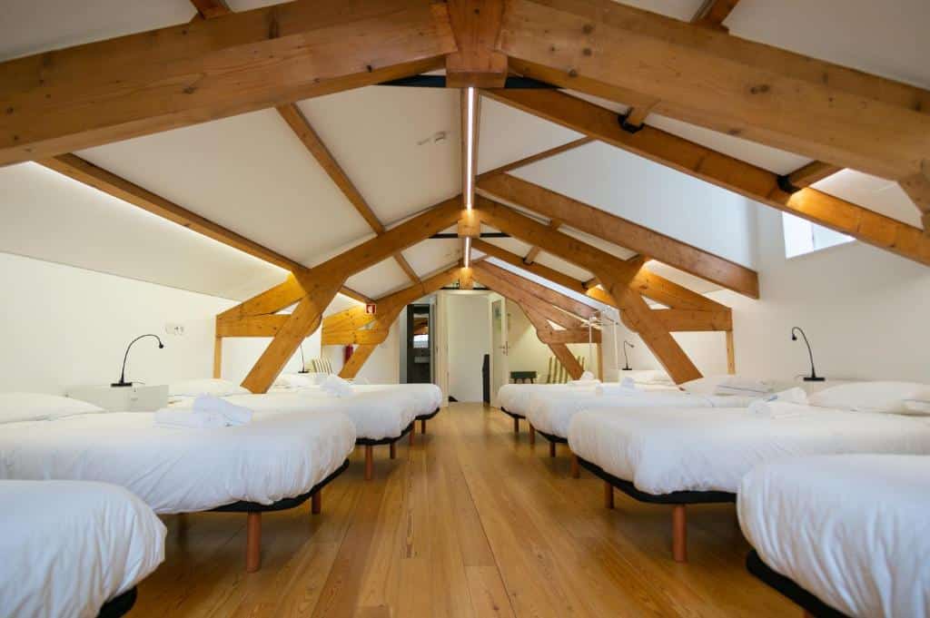 Dans un dortoir de l'auberge de jeunesse Change the World à Coimbra.