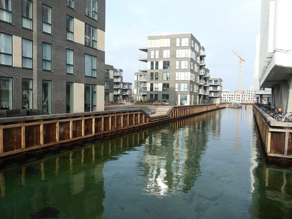 Quartier de Marmorbyen à Osterbro, Copenhague - Photo de Leif Jørgensen