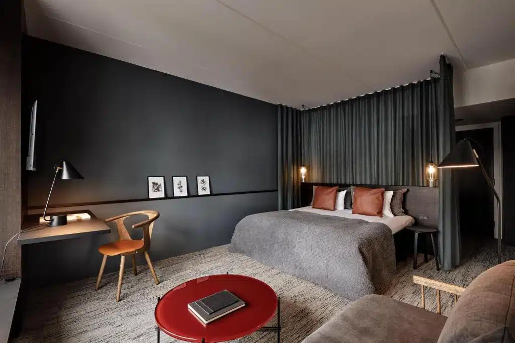 Chambre de l'hotel Comwell Borupgaard.