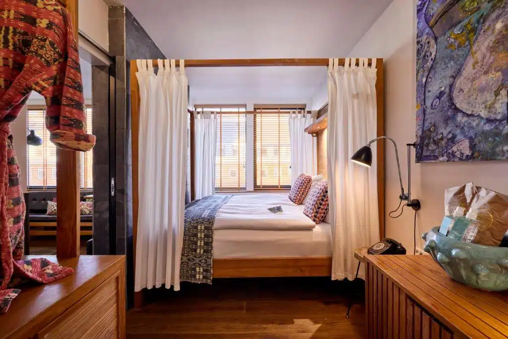 Chambre de l'Hotel de luxe Manon Les Suites Guldsmeden à Copenhague.