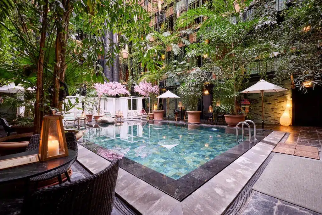 Piscine de l'Hotel Manon Les Suites Guldsmeden à Copenhague.