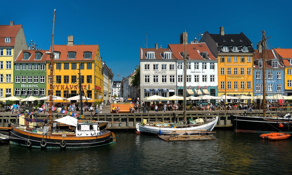 Canal de Nyhavn dans le centre de Copenhague (quartier Indre By) - Photo de Jorge Franganillo