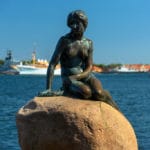 Port de Copenhague et la petite sirène