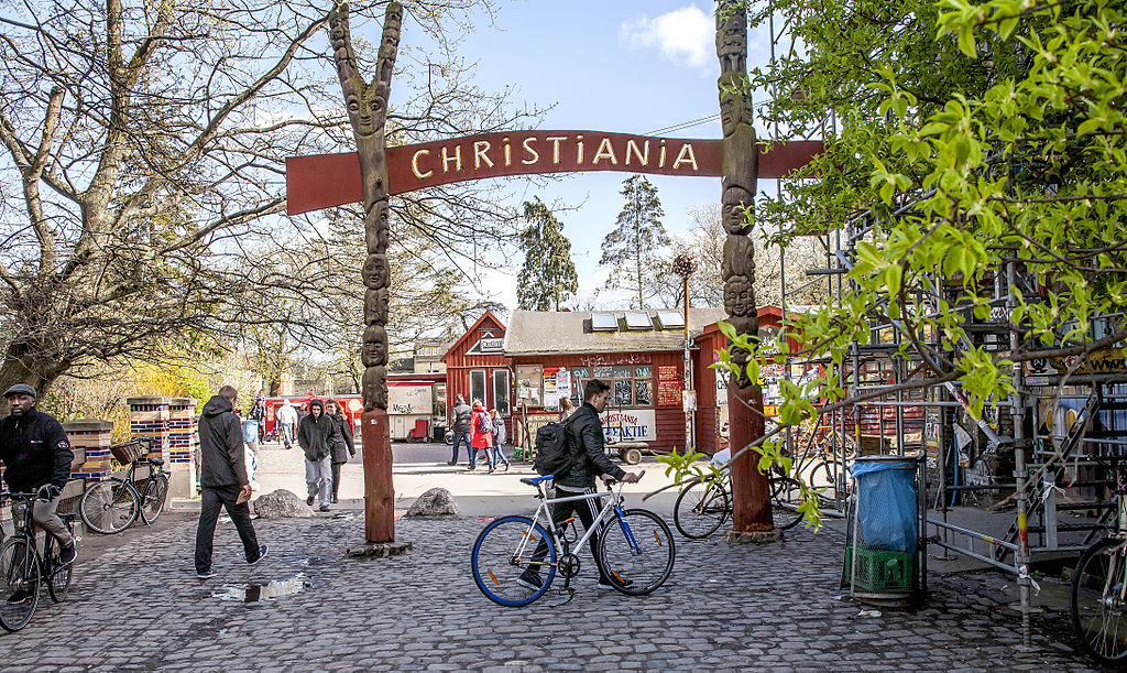 Christiania, quartier des hippies et dealers à Copenhague [Christianshavn]  - Vanupied