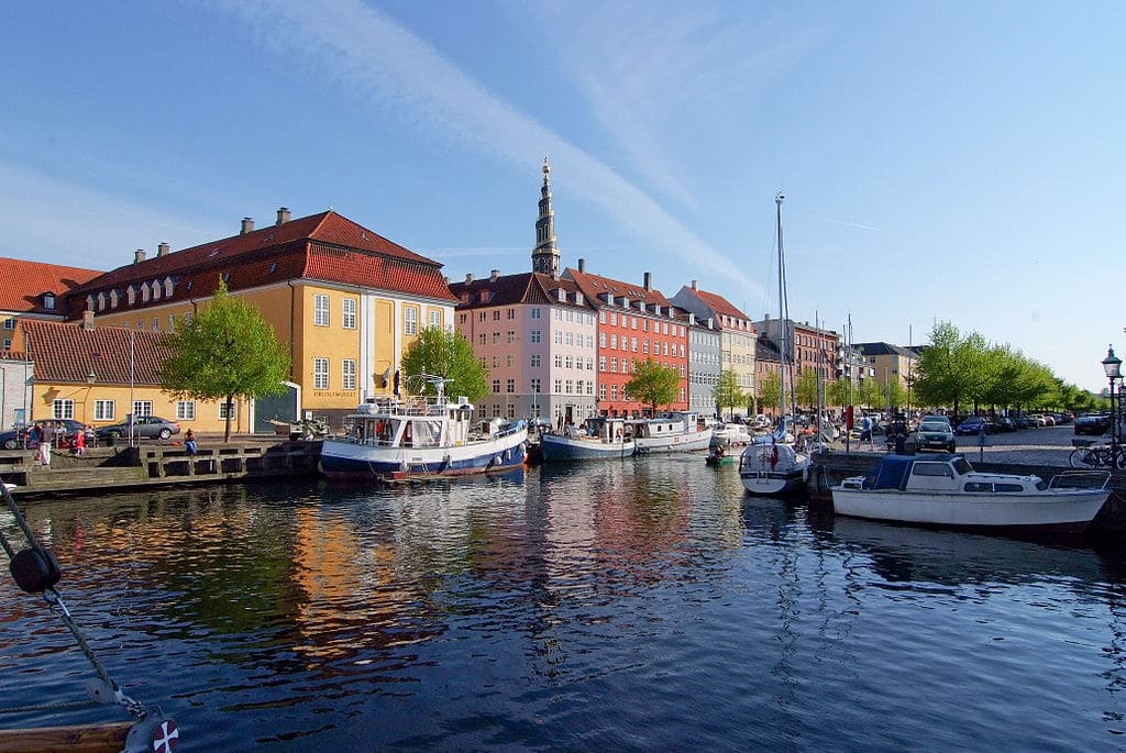 Canal du quartier de Christianshavn à Copenhague. Photo d'Arne List.