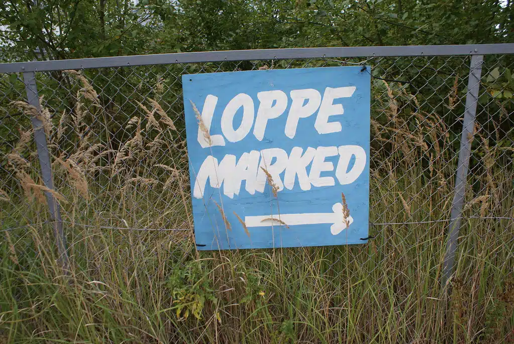 Loppe Marked pour « Marché aux puces » ici à Copenhague.