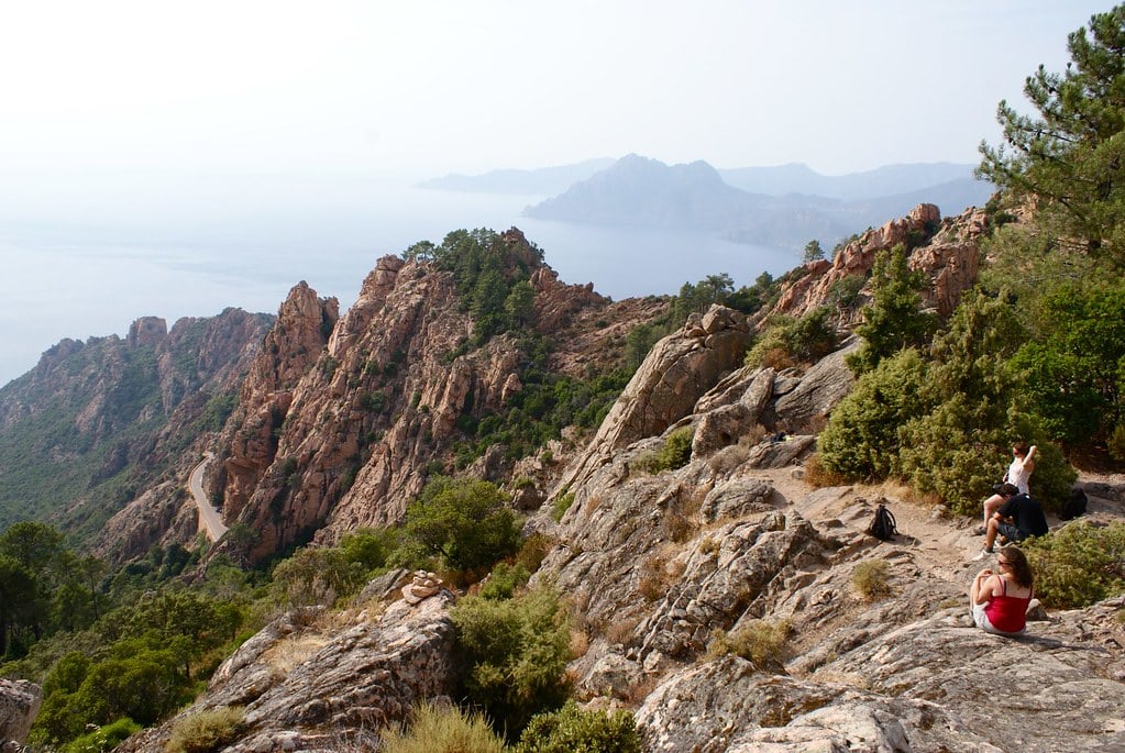 Calanques de Piana en Corse.