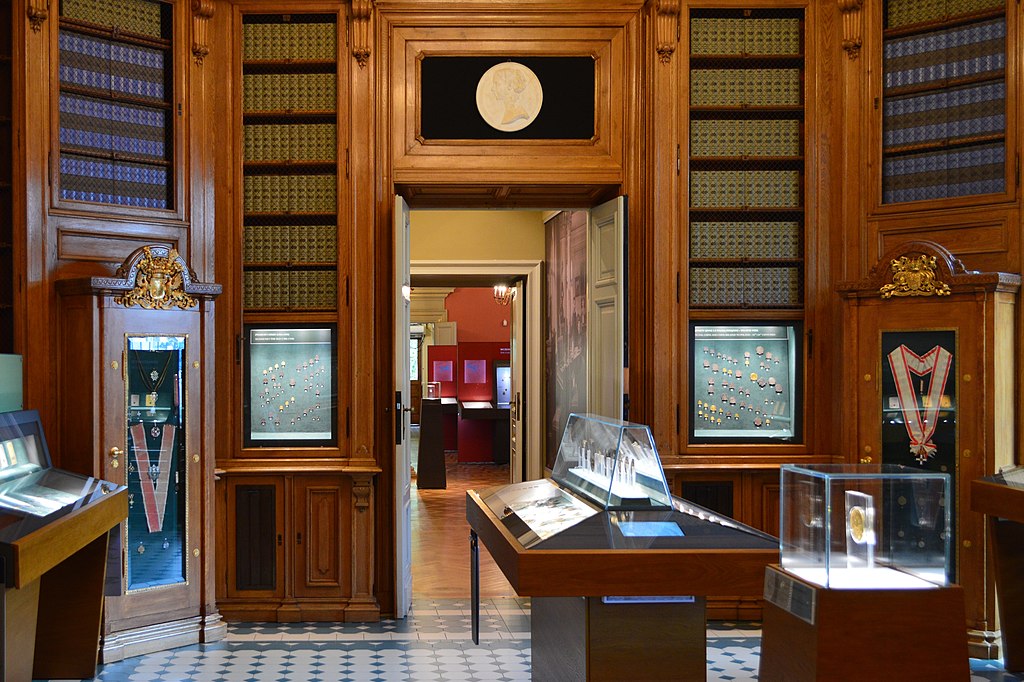 Dans le musée Hutten-Czapski à Cracovie.