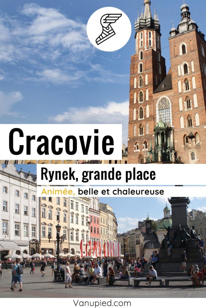 Rynek, place du marché de Cracovie