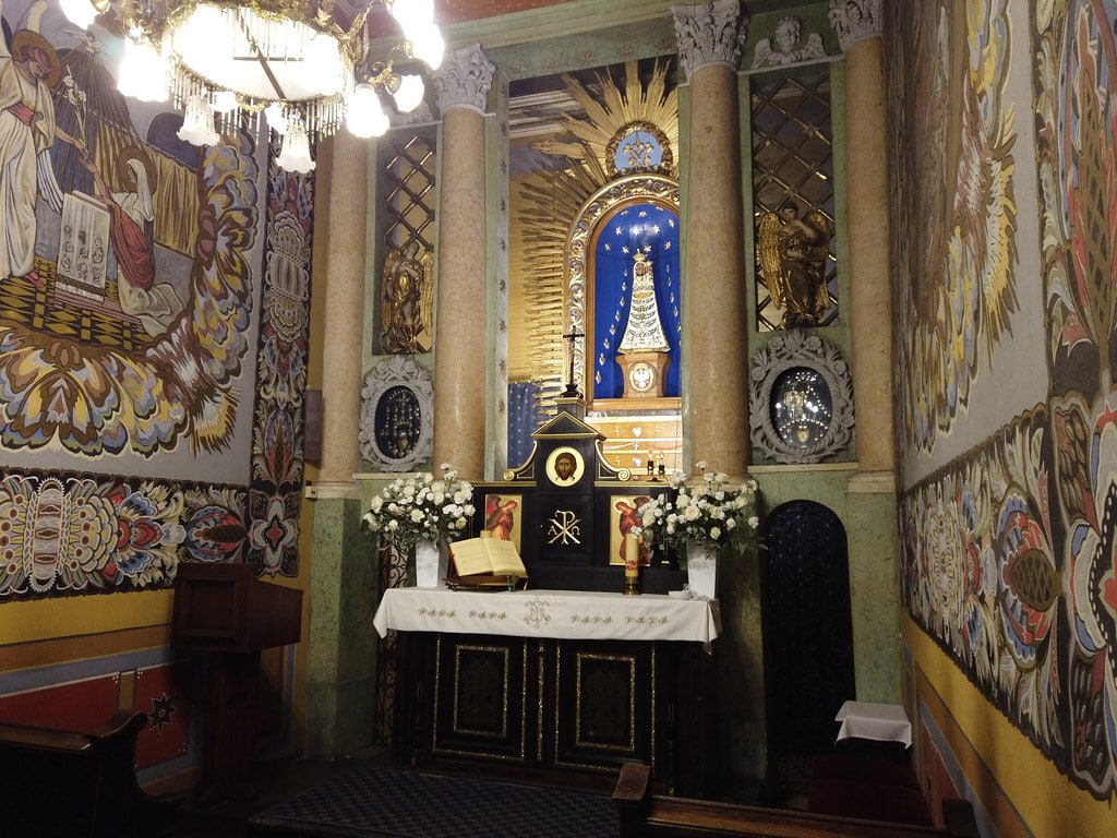 Chapelle de Lorette à l'église des Capucins de Cracovie.