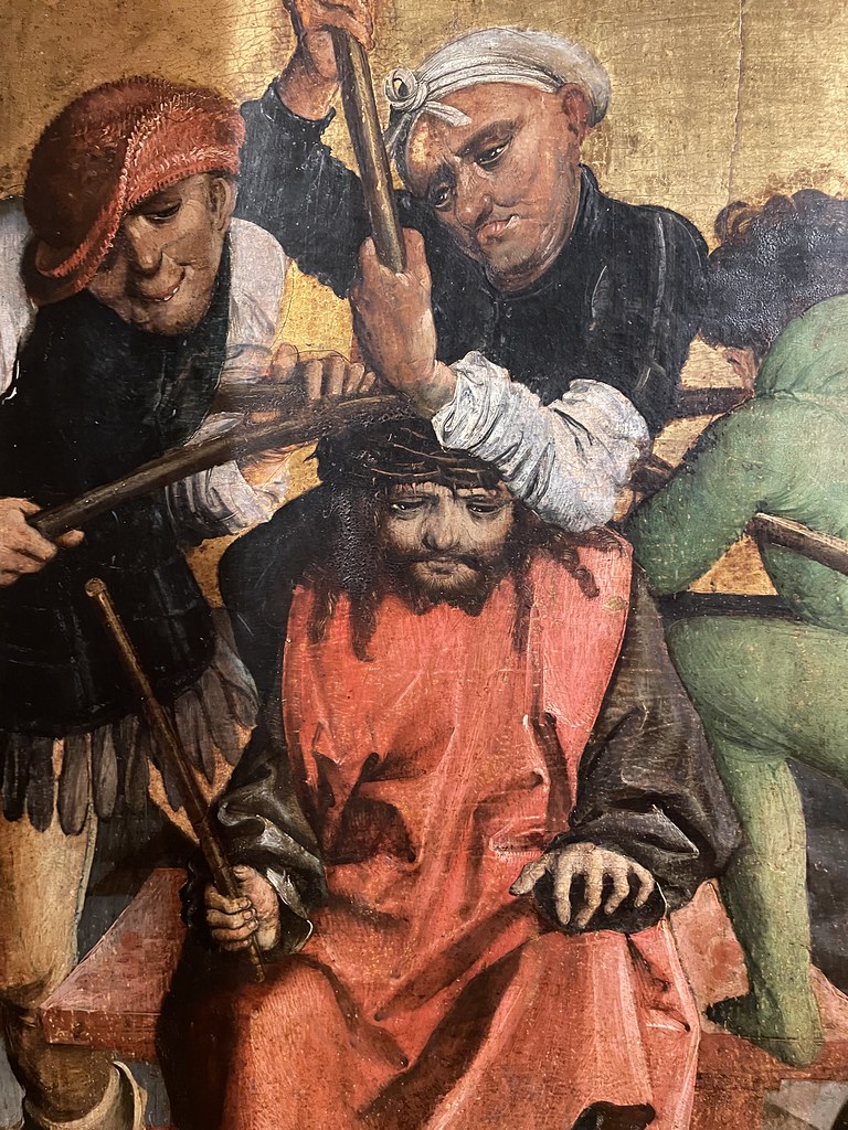 Episode de la Passion du christ au musée d'art sacré Ciolek à Cracovie.